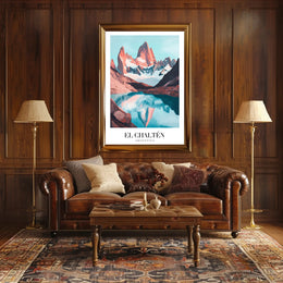 Scenic El Chaltén Adventure Travel Poster PosterGoat