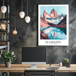 Scenic El Chaltén Adventure Travel Poster PosterGoat