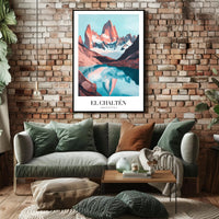 Scenic El Chaltén Adventure Travel Poster PosterGoat