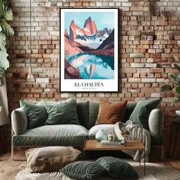 Scenic El Chaltén Adventure Travel Poster PosterGoat