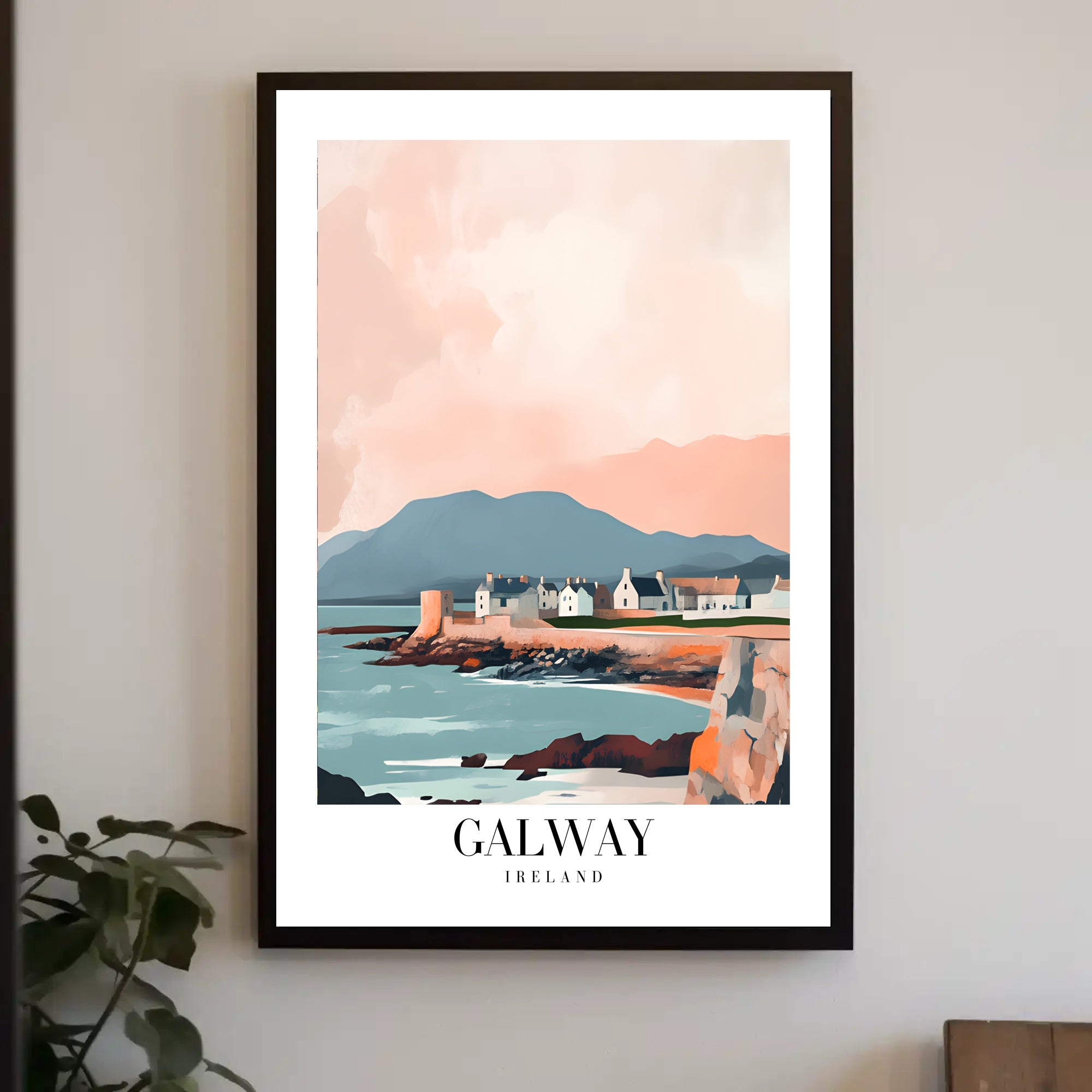 Scenic Galway Ireland Travel Poster PosterGoat
