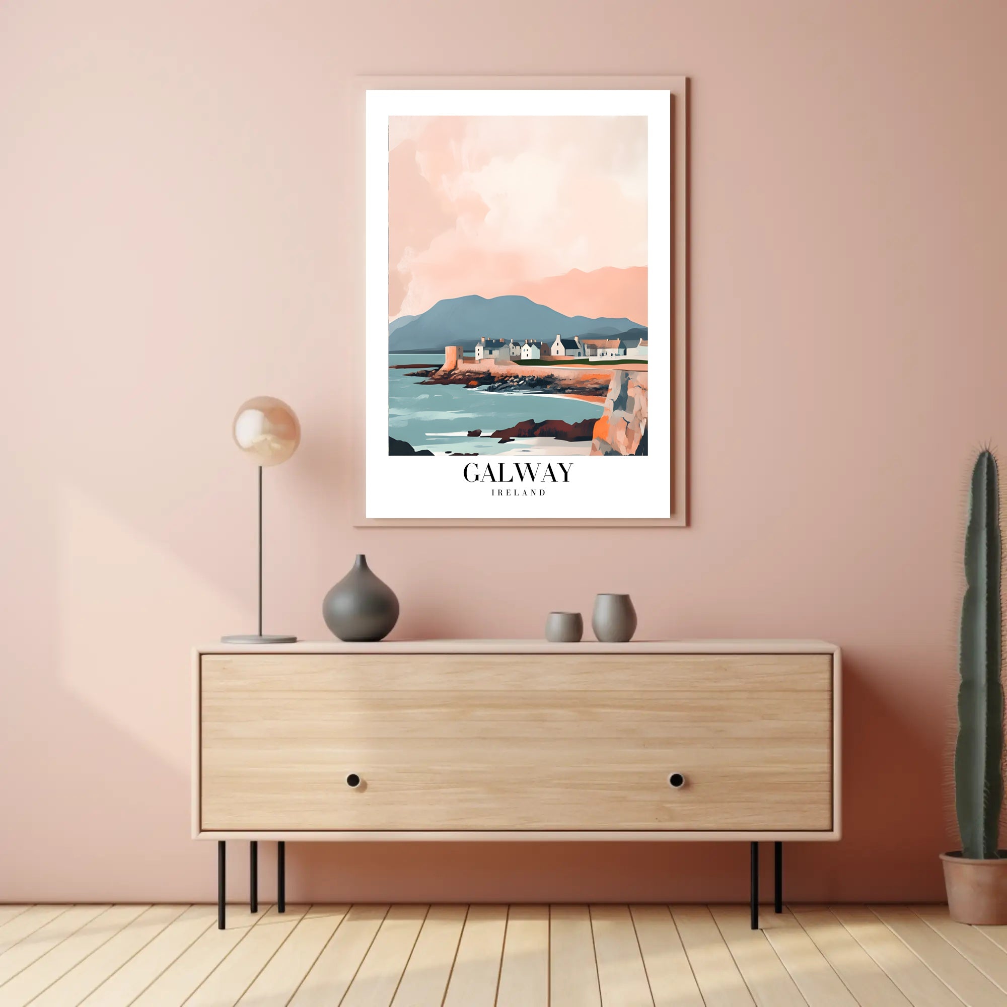 Scenic Galway Ireland Travel Poster PosterGoat