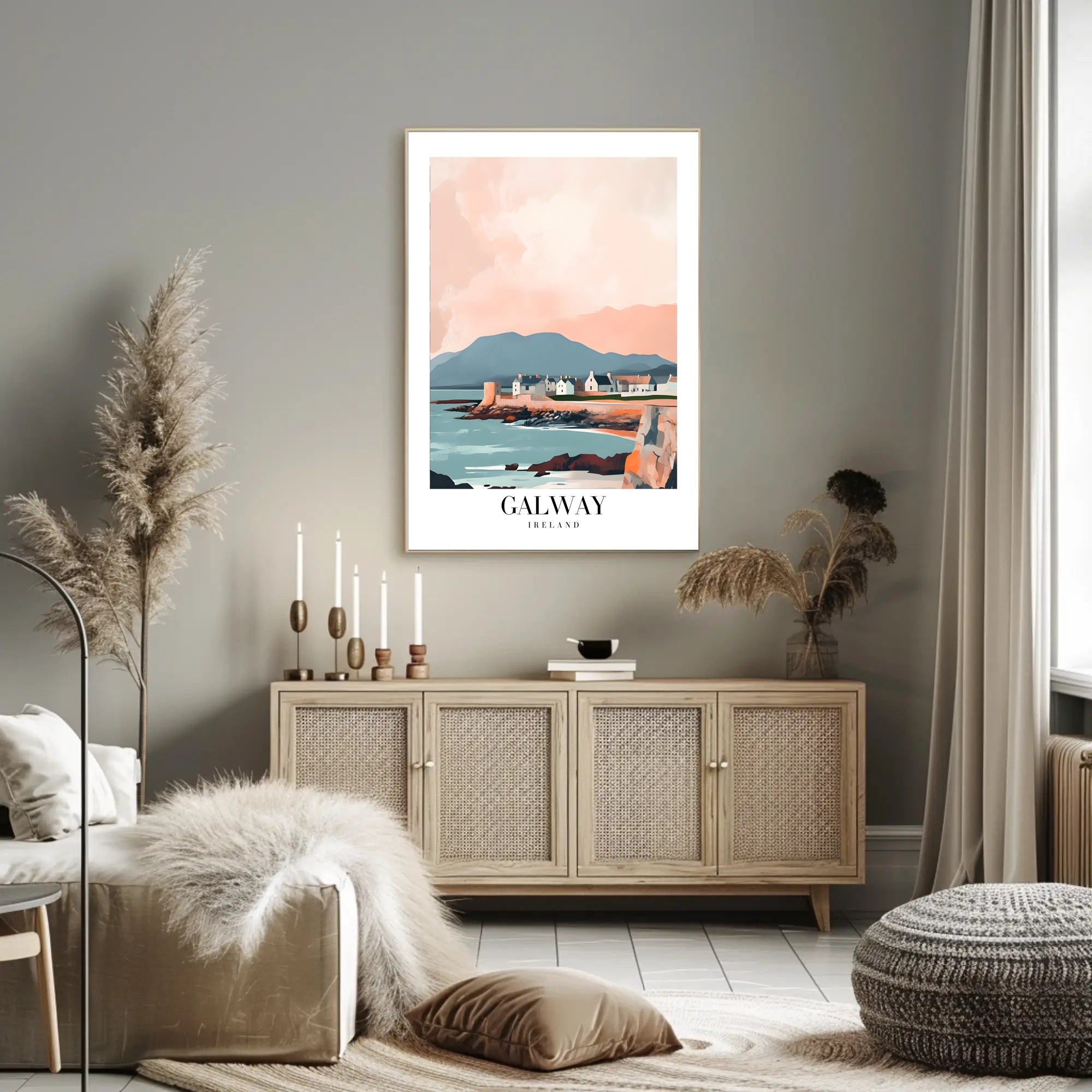 Scenic Galway Ireland Travel Poster PosterGoat