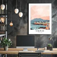 Scenic Galway Ireland Travel Poster PosterGoat