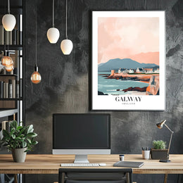Scenic Galway Ireland Travel Poster PosterGoat