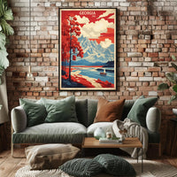 Scenic Georgia Landscape Vintage Travel Poster PosterGoat