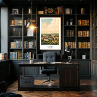 Scenic Győr Hungary Travel Poster PosterGoat