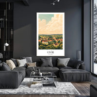 Scenic Győr Hungary Travel Poster PosterGoat