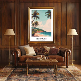 Scenic Humacao Beach Vintage Travel Poster PosterGoat
