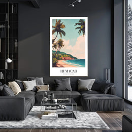 Scenic Humacao Beach Vintage Travel Poster PosterGoat