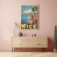 Scenic Nice Promenade Travel Poster PosterGoat