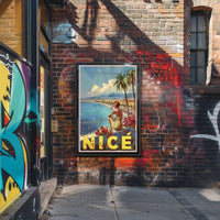 Scenic Nice Promenade Travel Poster PosterGoat