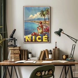 Scenic Nice Promenade Travel Poster PosterGoat