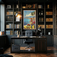 Scenic Nice Promenade Travel Poster PosterGoat