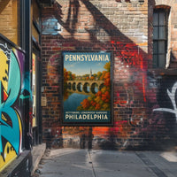 Scenic Pennsylvania Travel Poster PosterGoat
