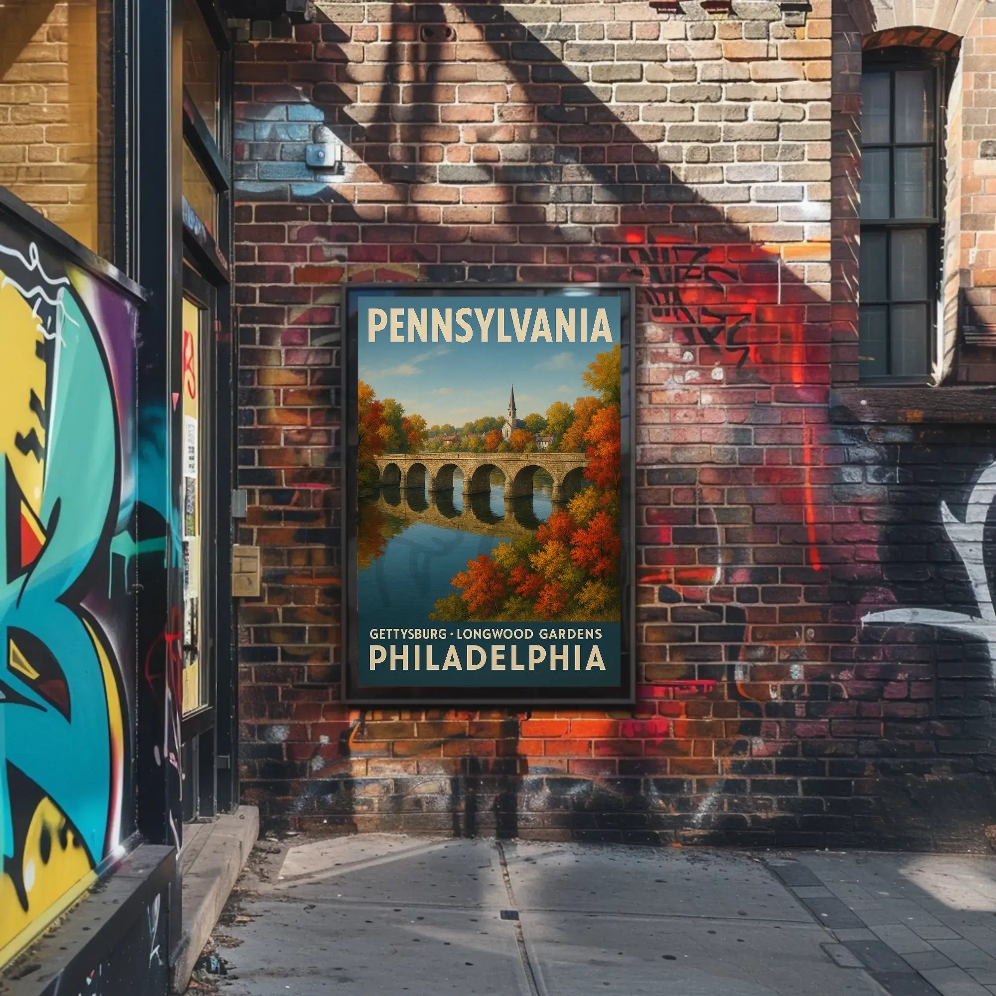 Scenic Pennsylvania Travel Poster PosterGoat