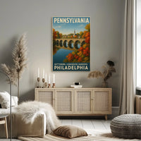 Scenic Pennsylvania Travel Poster PosterGoat