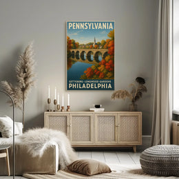 Scenic Pennsylvania Travel Poster PosterGoat
