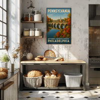 Scenic Pennsylvania Travel Poster PosterGoat