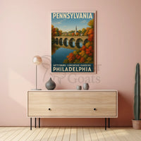 Scenic Pennsylvania Travel Poster PosterGoat