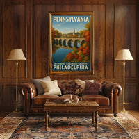 Scenic Pennsylvania Travel Poster PosterGoat