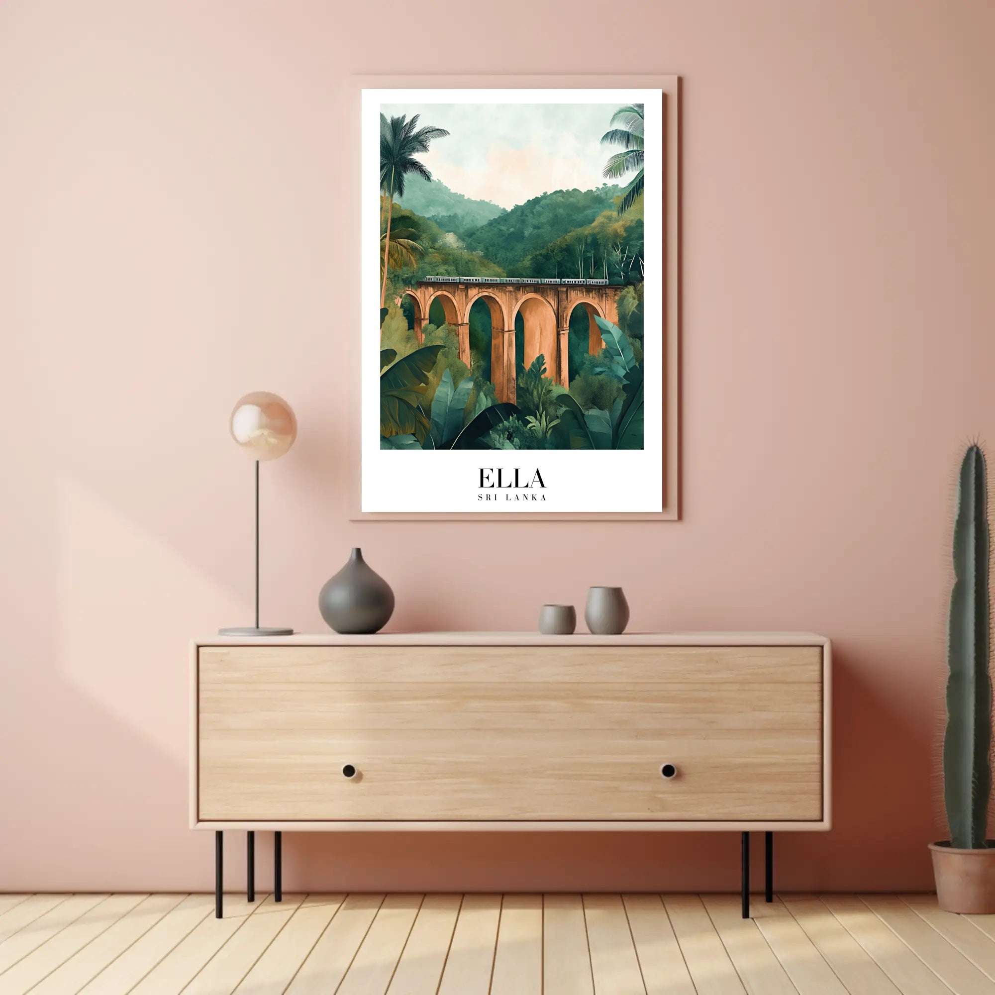Scenic Railway Journey in Ella Travel Poster PosterGoat