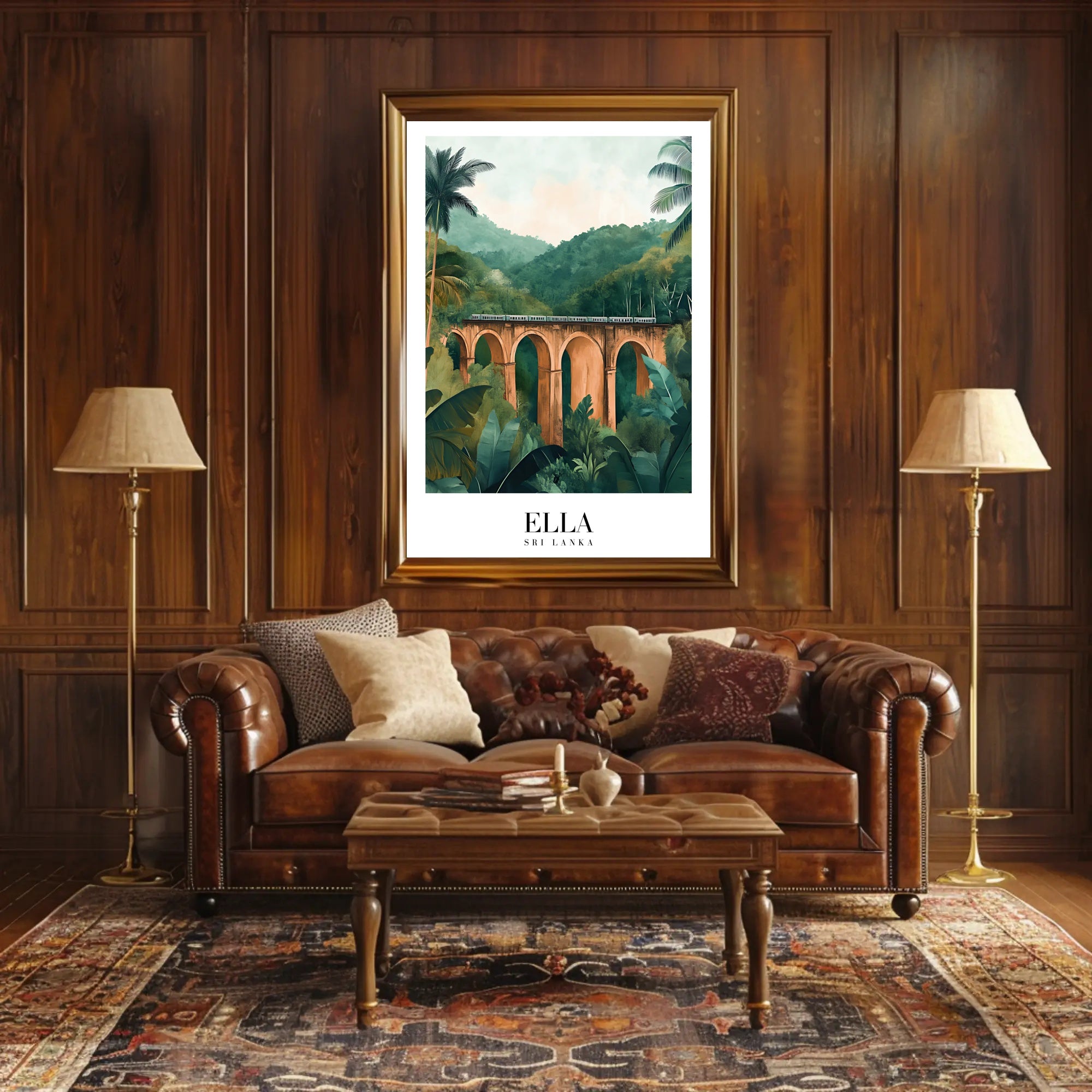 Scenic Railway Journey in Ella Travel Poster PosterGoat