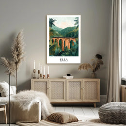 Scenic Railway Journey in Ella Travel Poster PosterGoat