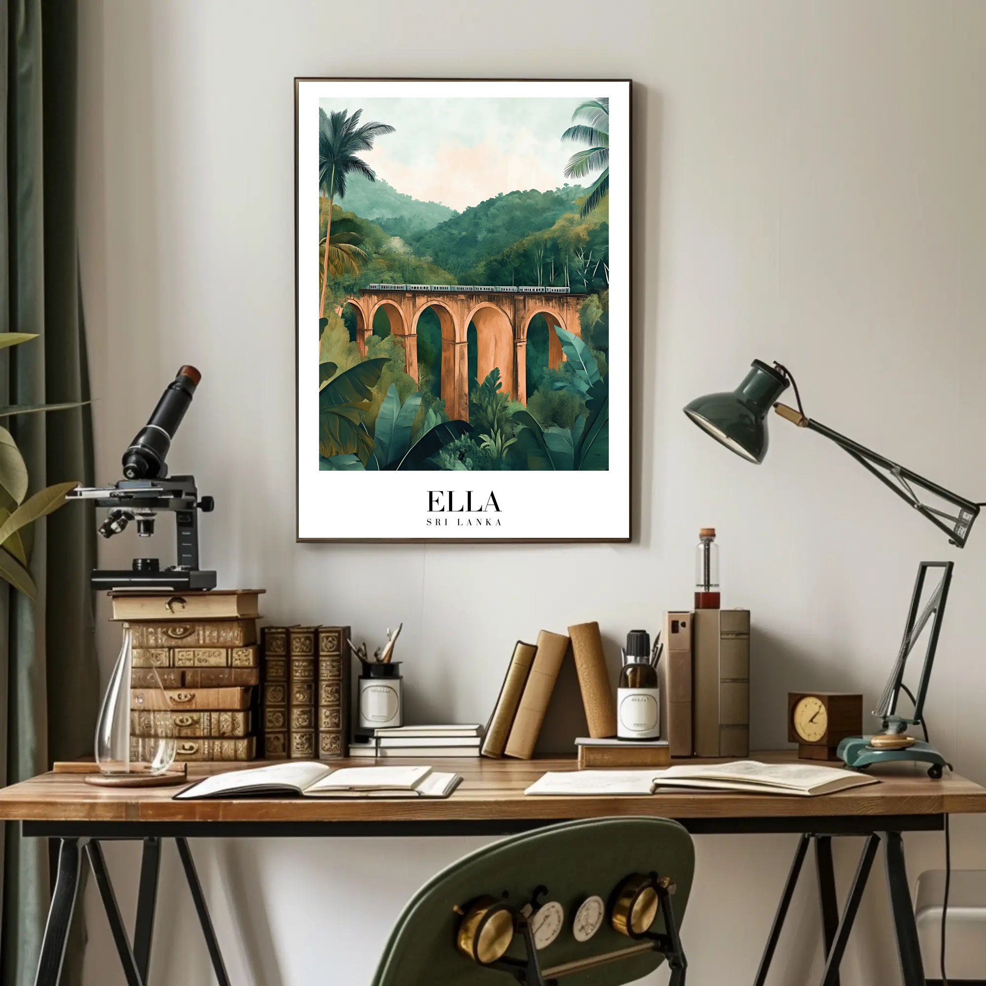 Scenic Railway Journey in Ella Travel Poster PosterGoat