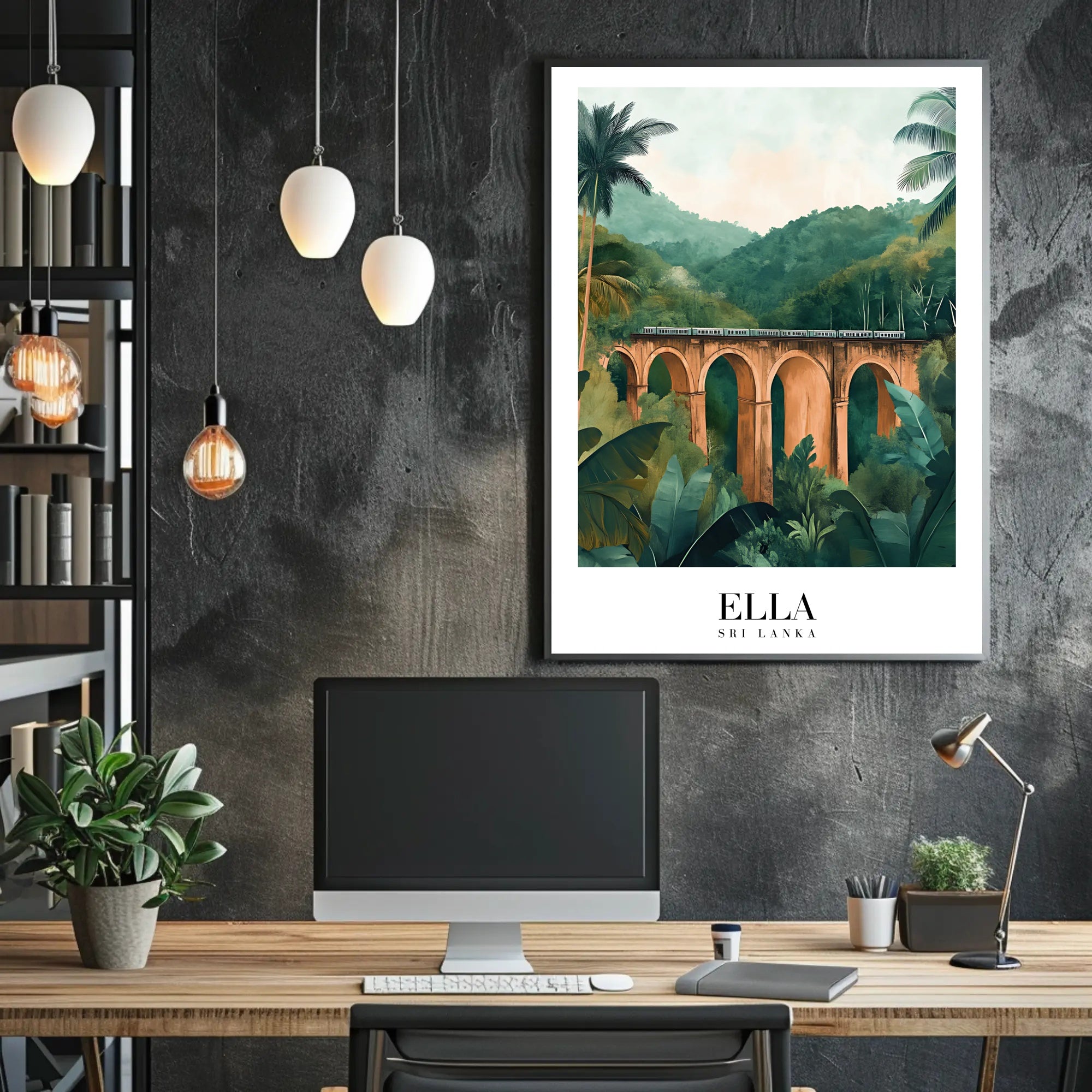 Scenic Railway Journey in Ella Travel Poster PosterGoat