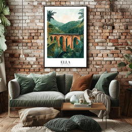 Scenic Railway Journey in Ella Travel Poster PosterGoat