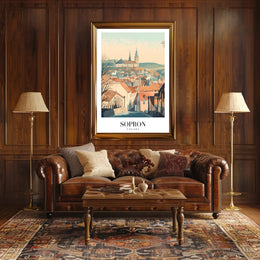 Scenic Sopron Hungary Travel Poster PosterGoat