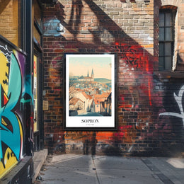 Scenic Sopron Hungary Travel Poster PosterGoat