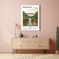Scenic View of Upstate New York Travel Poster PosterGoat