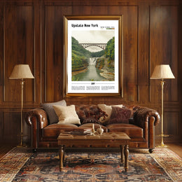 Scenic View of Upstate New York Travel Poster PosterGoat