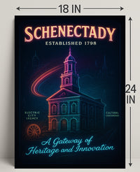 Schenectady A Gateway of Heritage and Innovation Poster PosterGoat