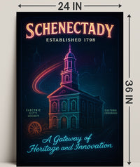 Schenectady A Gateway of Heritage and Innovation Poster PosterGoat
