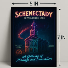 Schenectady A Gateway of Heritage and Innovation Poster PosterGoat