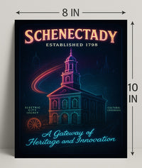 Schenectady A Gateway of Heritage and Innovation Poster PosterGoat