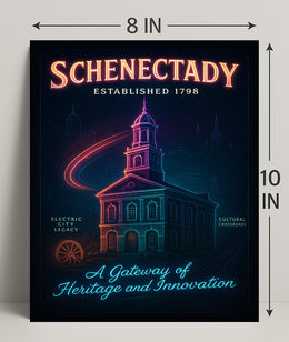 Schenectady A Gateway of Heritage and Innovation Poster PosterGoat