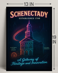 Schenectady A Gateway of Heritage and Innovation Poster PosterGoat