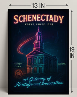 Schenectady A Gateway of Heritage and Innovation Poster PosterGoat