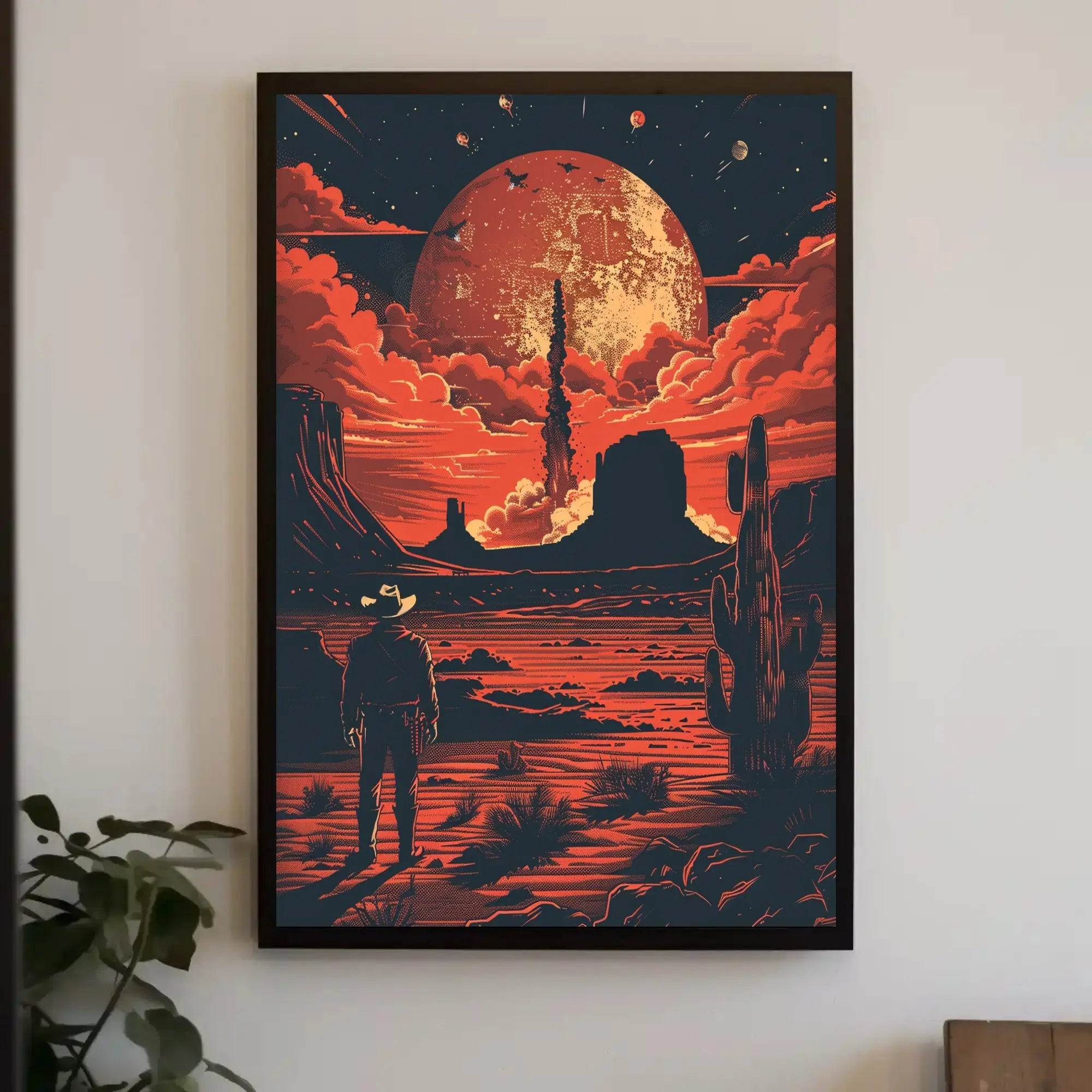 Sci-Fi Desert Adventure Poster in Futuristic Sci-Fi Poster PosterGoat