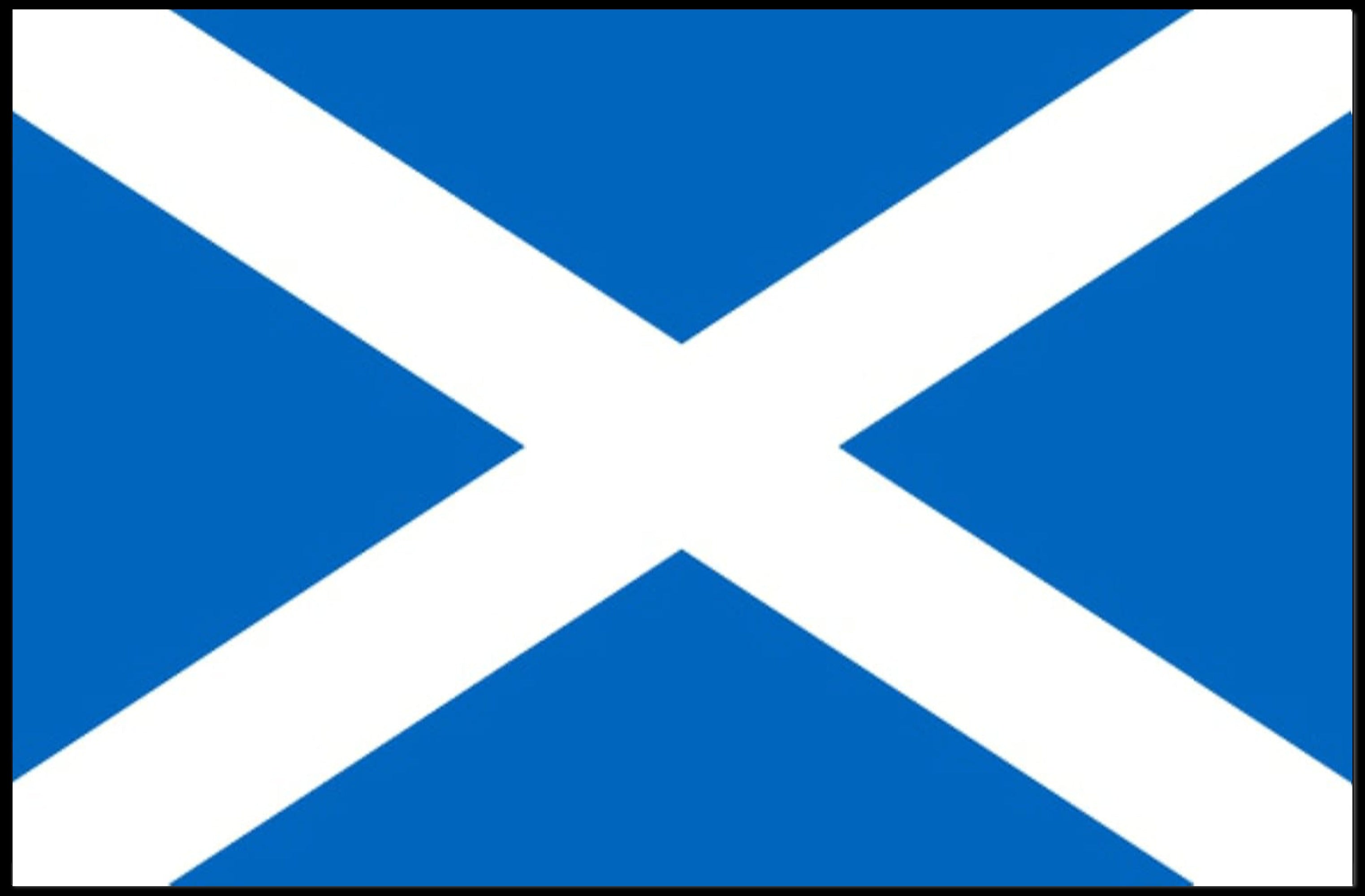 Scottish Saltire Flag Poster Celebrating National Pride PosterGoat