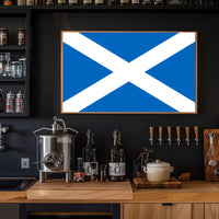 Scottish Saltire Flag Poster Celebrating National Pride PosterGoat