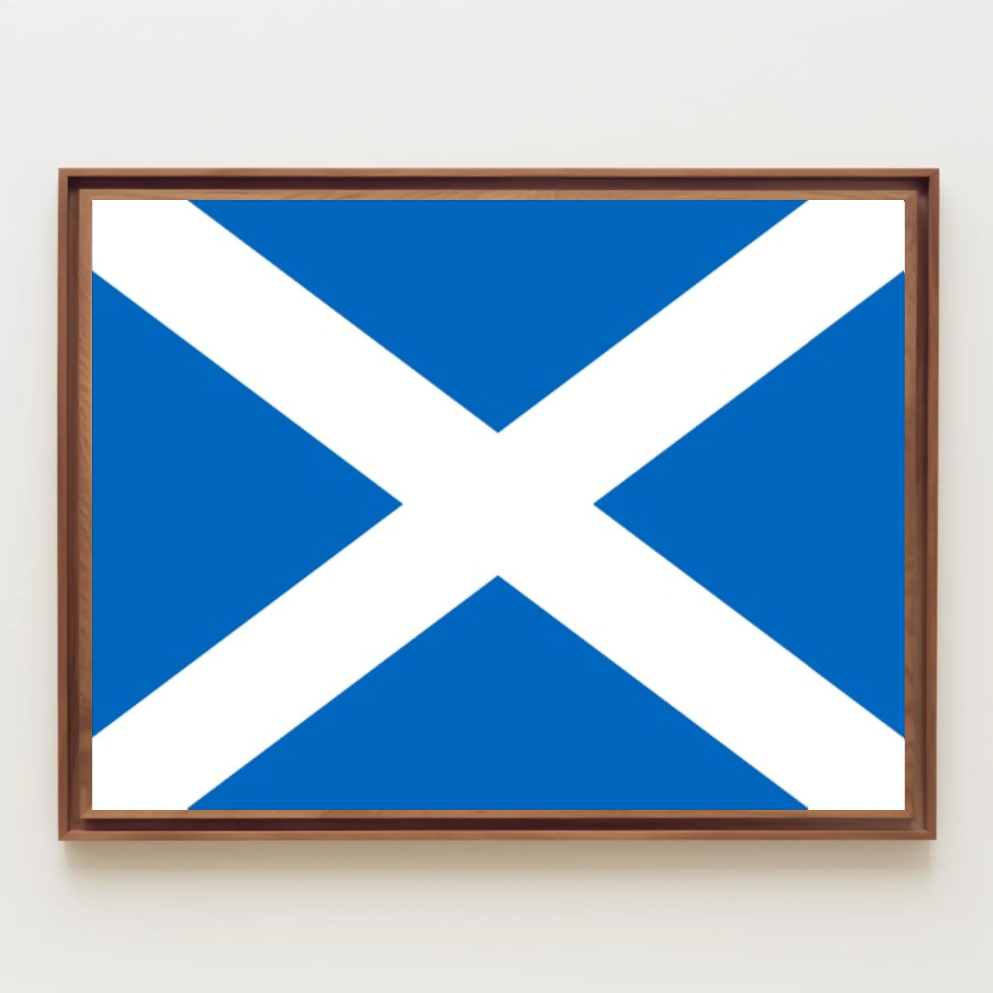 Scottish Saltire Flag Poster Celebrating National Pride PosterGoat