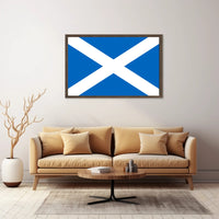 Scottish Saltire Flag Poster Celebrating National Pride PosterGoat