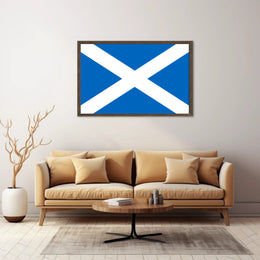 Scottish Saltire Flag Poster Celebrating National Pride PosterGoat