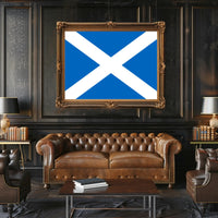 Scottish Saltire Flag Poster Celebrating National Pride PosterGoat