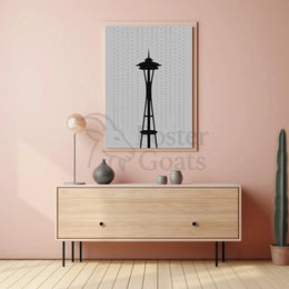 Seattle's Iconic Space Needle Travel Poster PosterGoat
